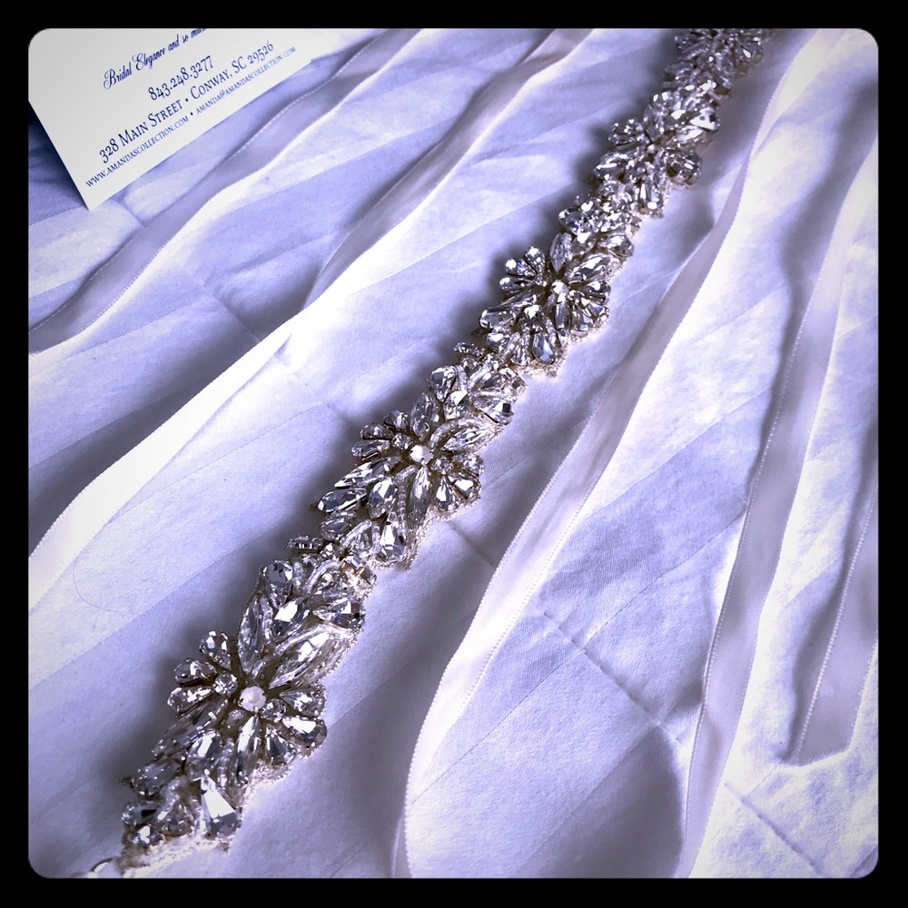 BEAUTIFUL Wedding Dress Crystal Sash